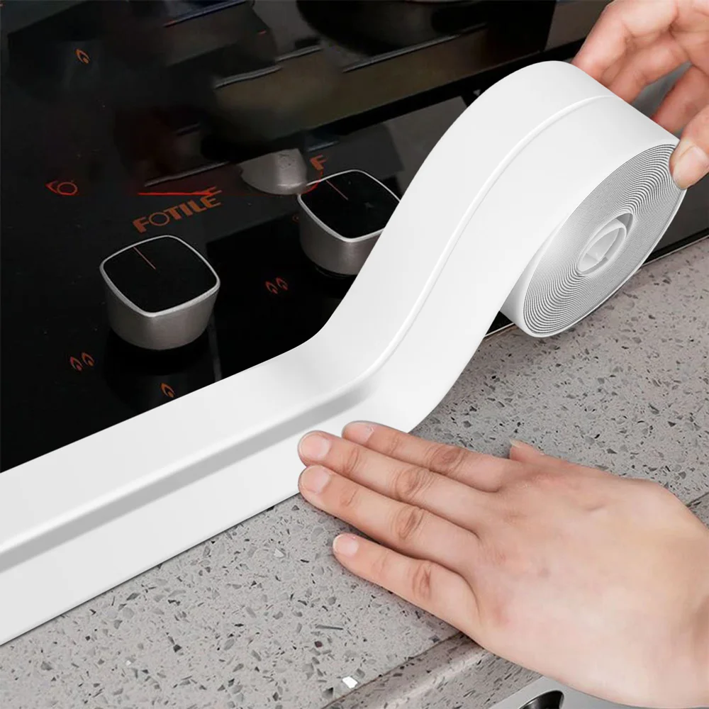 

Аксессуары для кухни и ванной комнаты, уплотнительная лента для раковины, наклейка, самоклеящаяся лента, водонепроницаемая Настенная Наклейка