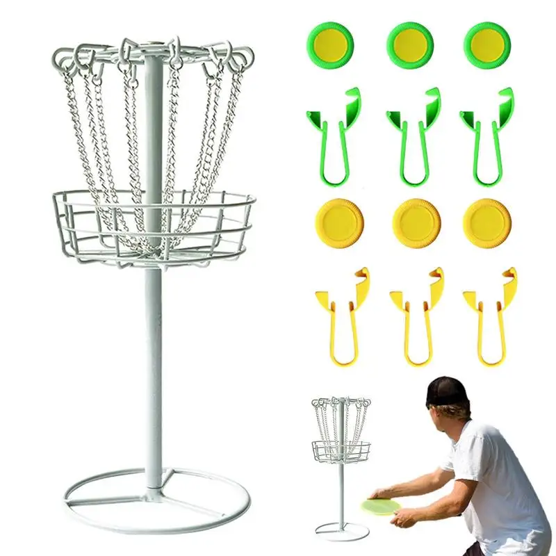 

Disc Golf Basket Disc Golf Hole Championship Approved Heavy Duty Golf Practice Basket Set To Backyard Outdoor For Advanced