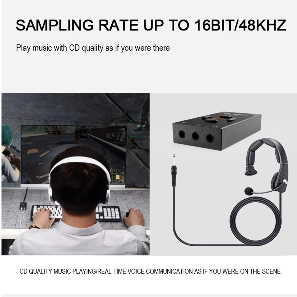 TEYUN Q1 игровая звуковая карта USB7.1 аудио 3 5 мм микрофонный адаптер 16 бит/48 кГц для ПК