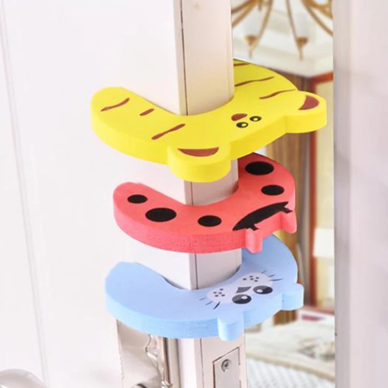 5 шт. безопасные для пальцев мягкие пенопластовые дверные замки защиты детей EVA