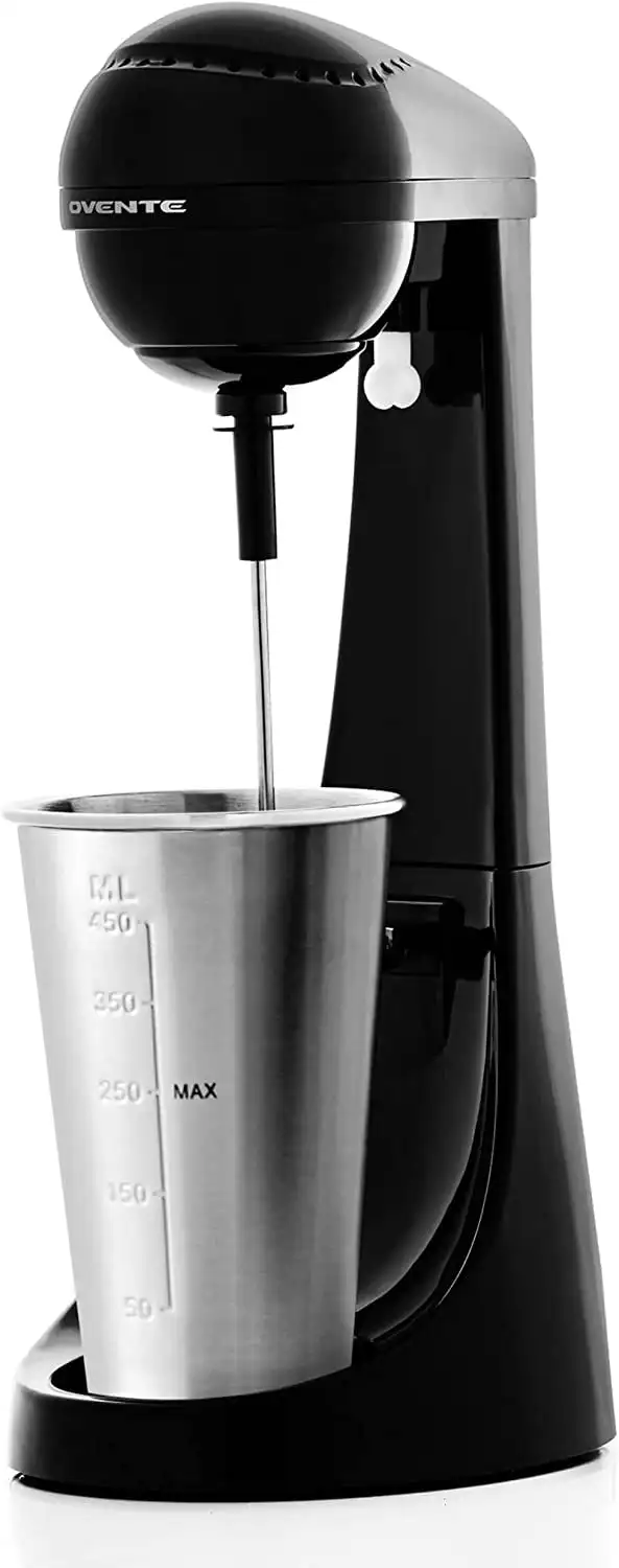 

Classic Milkshake Maker Machine 2 Speed with 15.2 oz Stainless Steel Mixing Cup Compact & Easy Clean Drink Blender for Malted