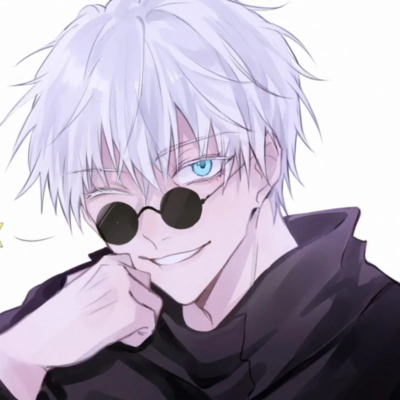 Cosplay Gojo Satoru Glasses Eyewear Jujutsu Kaisen Black Sunglasses Cosplay Costume Accessories Anime Props Men Women Gift
