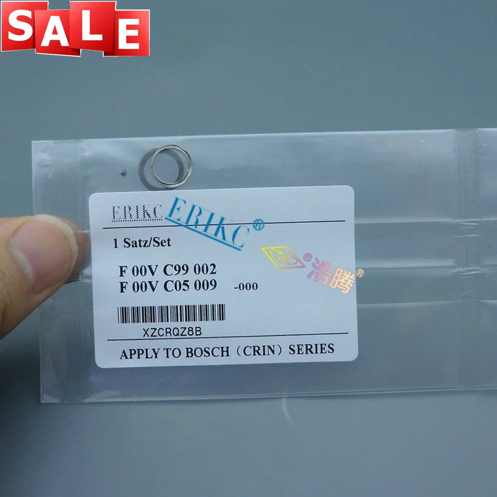 

ERIKC F 00V C99 002 Diesel Injector Gasket Kits and Ceramic Ball F 00V C05 009 for Repairing Diesel Four-cylinder Injections