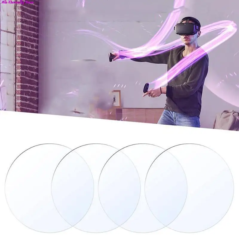 

4Pcs TPU Soft Films Lens Protector HD Clear Film for Oculus Quest 2 VR Cover VR protective film for glasses accessories
