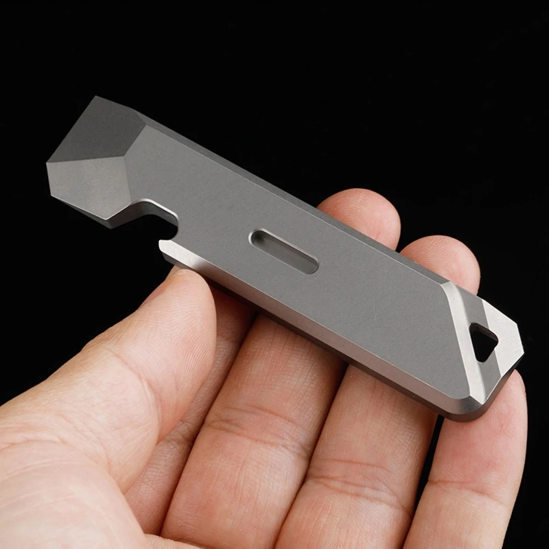 

Multifunction Small for TITANIUM Alloy Open Bottle for CROWBAR Pocket Pry Bar Bottle Opener Outdoor Camping Tool Dur