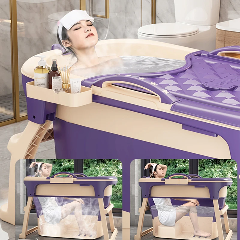 

Складная Ванна для взрослых, большая детская сауна, надувная ванна для дома и сада XY50PB