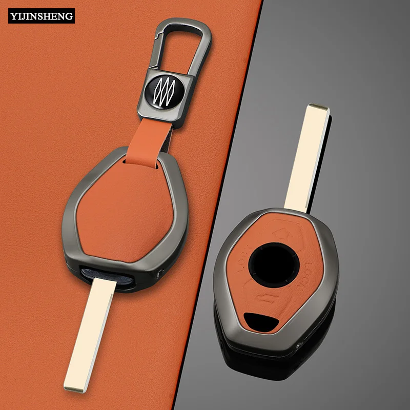 Чехол для автомобильного ключа из цинкового сплава + искусственная кожа BMW 3 5 7