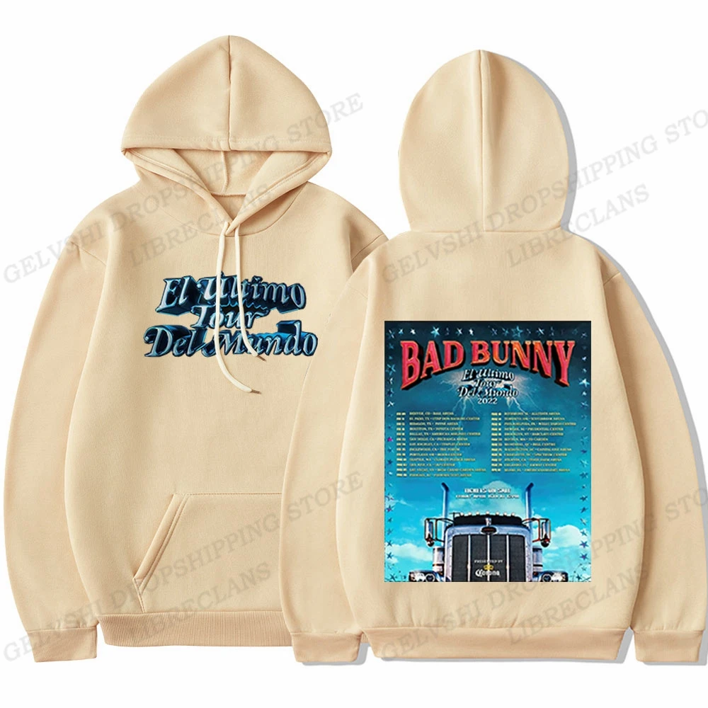 

Bad Bunny Sweatshirts Men Fashion Bad Bunny Hoodies Kid Hip Hop Hoodie El Ulitimo Tour Del Mundo Sweat Boy Coats Women Tracksuit