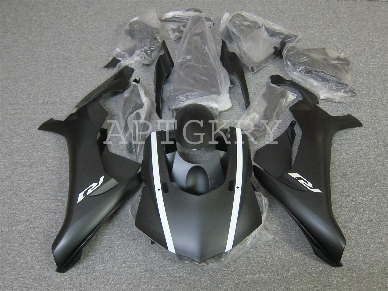 

Новый комплект обтекателей для мотоцикла ABS, подходит для YAMAHA YZF R1 2015 2016 2017 YZF-R1 YZF 1000R, черный матовый