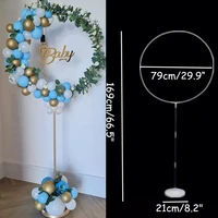 new round circle balloons stand balloon hoop holder arch wedding backdrop ballon frame birthday party kid baby shower decoration