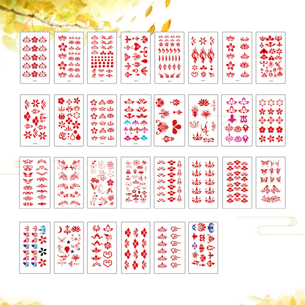 

30 Sheets Stickers for Forehead Temporary