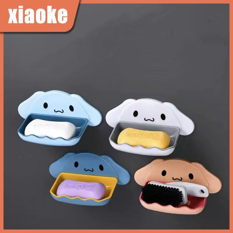 

Punch-free Soap Box 1pcs Portable Soap Box Thick Anti-smashing Soap Holder Portable Soap Dishes Double Wall-mounted Creative Pp