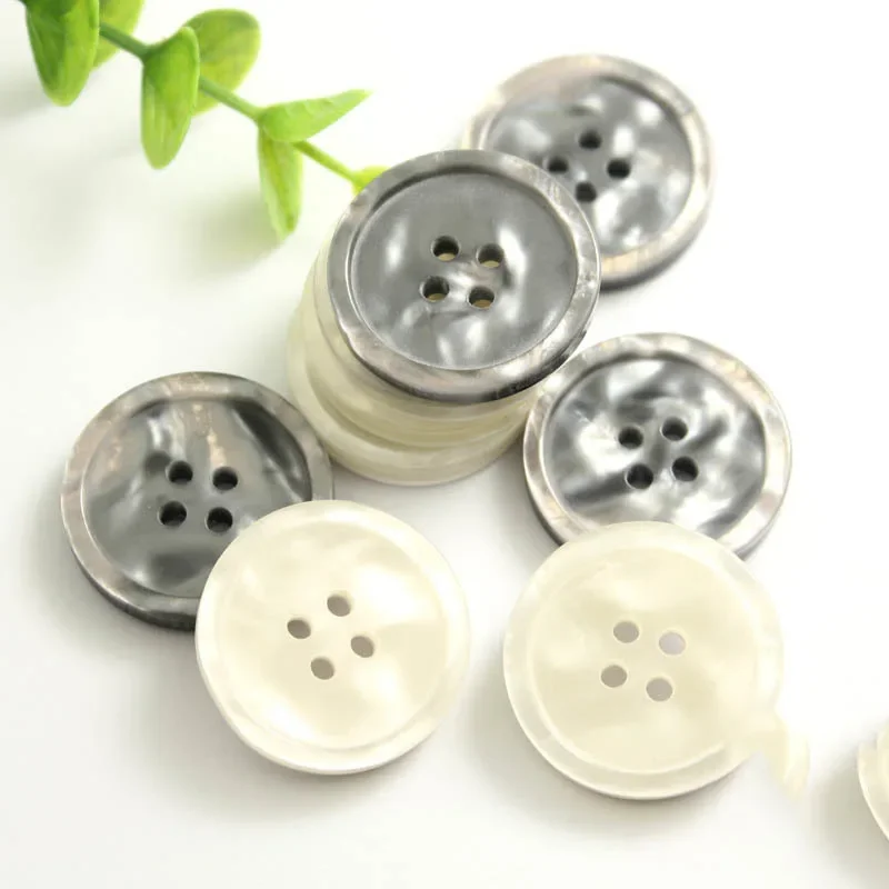 10 шт. 15-28 мм пуговицы из смолы для одежды свитера декор костюма 4 отверстия