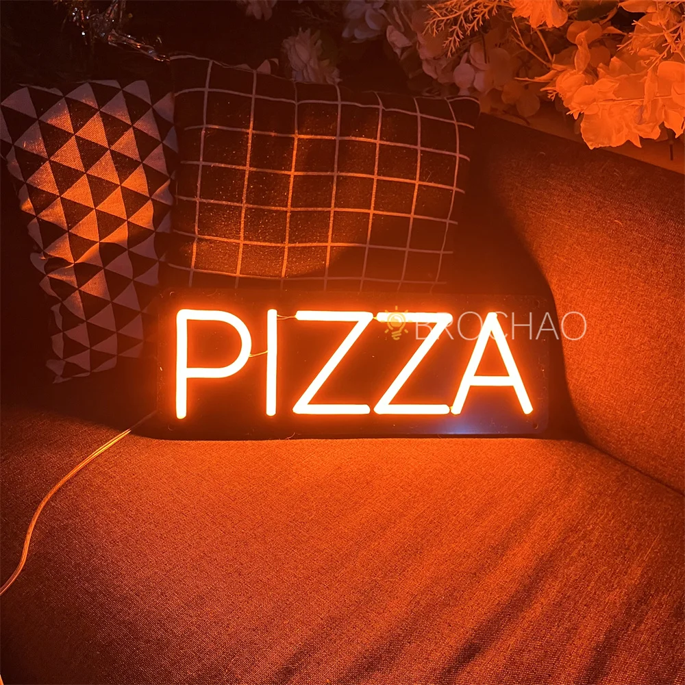 

Pizza LED Neon Sign Food Light Pizza Restaurant Shop Decoration Neon Lignts Lamps Signs Wall Room Decor