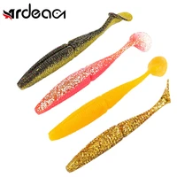 ardea soft big shad bait 100mm5pcs silicone paddle tail wobbler fishing lure artificial worm t tails swimbait bass zander lures