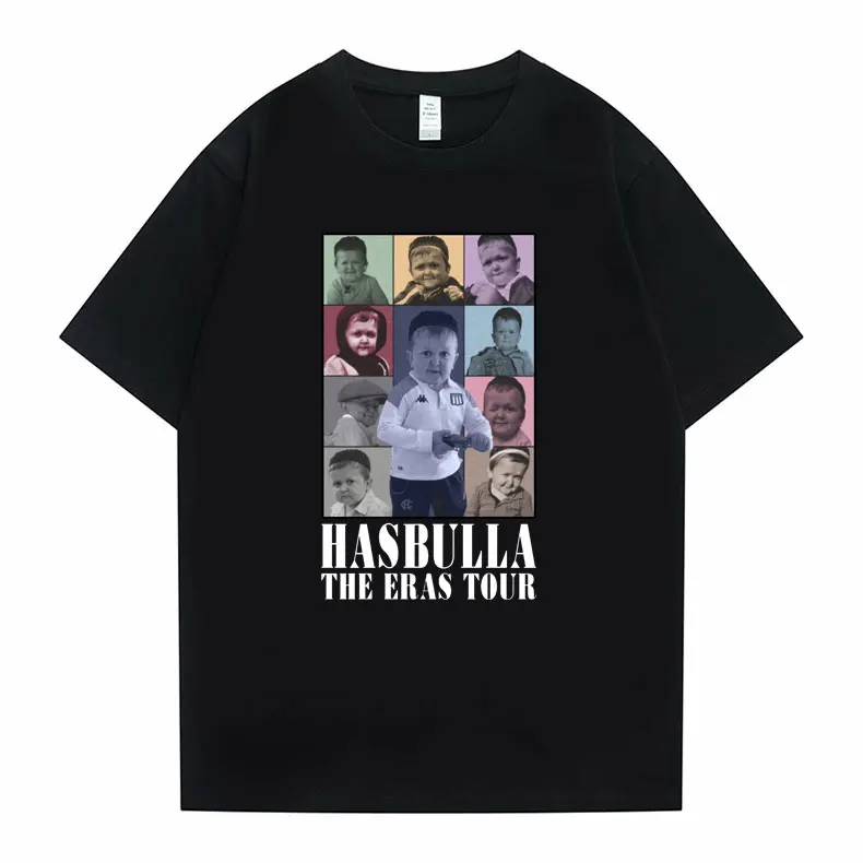 

Hasbulla The Eras Tour Fighting Meme T Shirt Unisex Russia Mini Khabib Blogger T-shirts Men Women Casual Cotton Oversized Tshirt