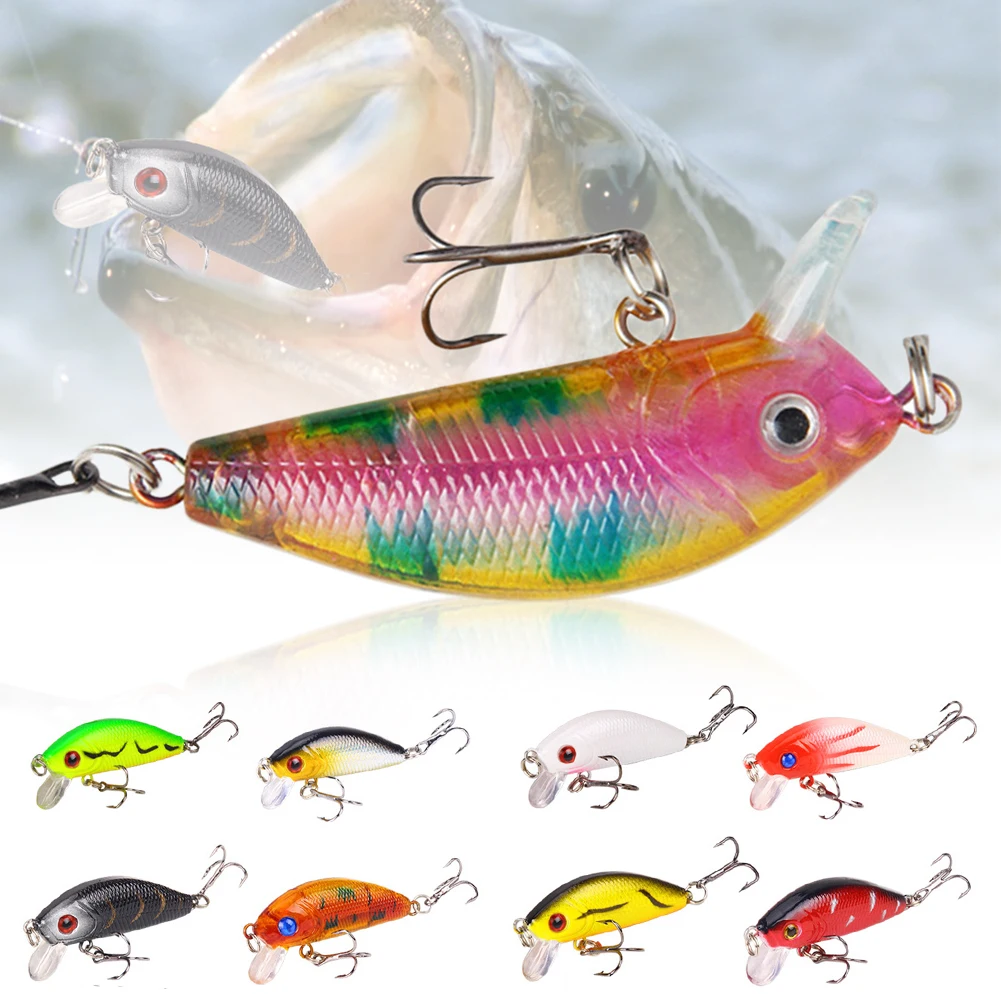 

5cm/4.2g Minnow Fishing Lure Fishing Bait Hard Bait Artificial Bait Wobblers Swim Bait Freshwater Bass Carp Fishing Tackles