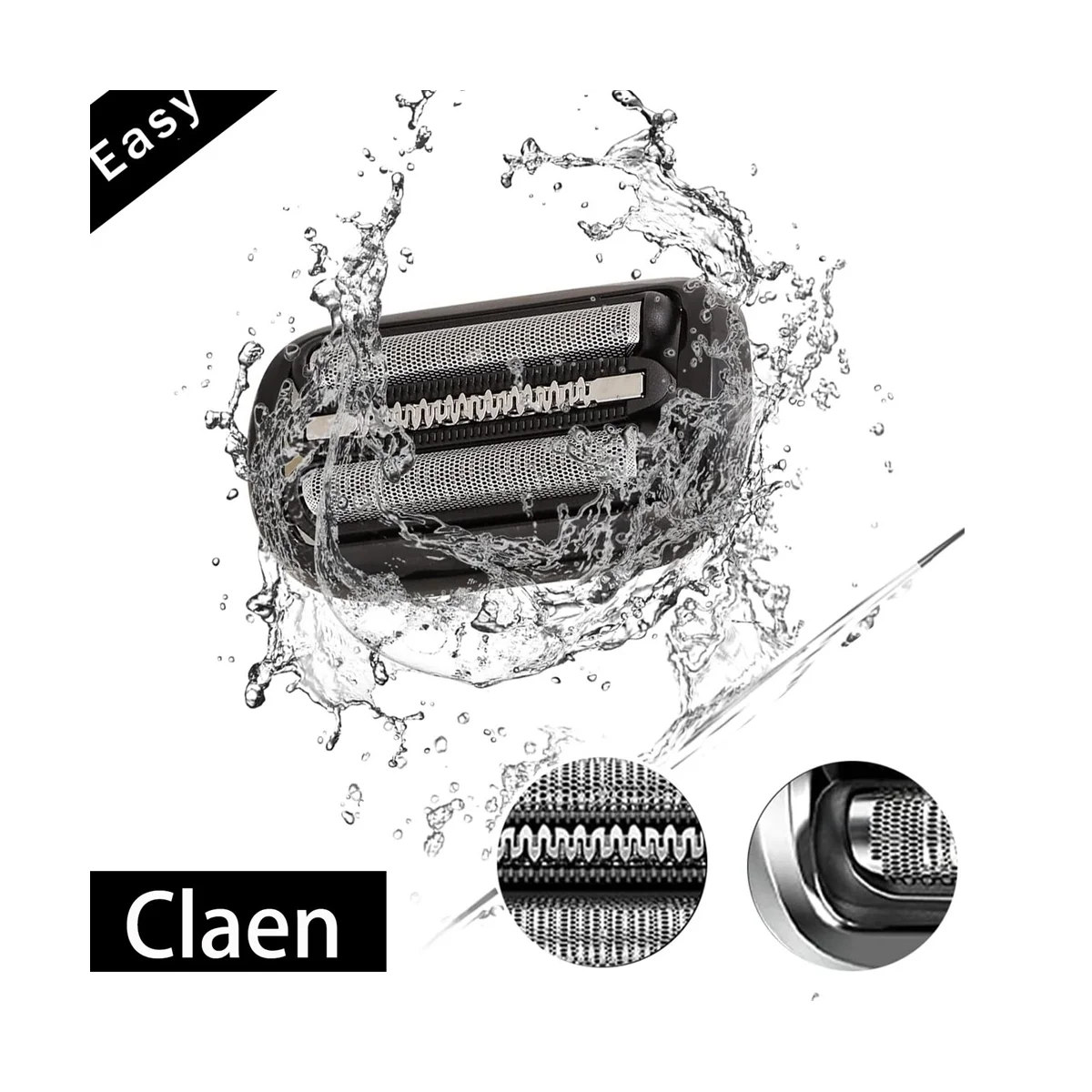 

2 упаковки, Сменная головка серии 5/6 53B для электробритвы Braun 5020Cs 5018S 5035S 5049Cs 505050cs 6020S 6040Cs