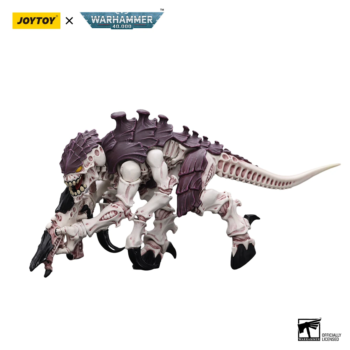 Фото JOYTOY Warhammer40K 1/18 Фигурка Tyranids Улей Флот Левиафан Термагант с фигурками Fleshborer Игрушки №3
