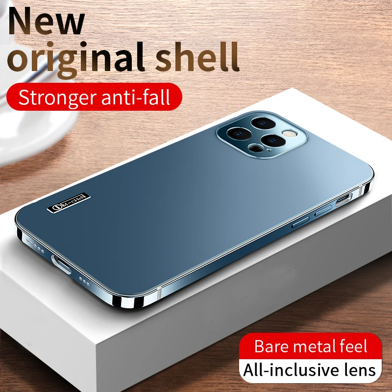 Металлический алюминиевый чехол для телефона из нержавеющей стали iPhone 13 12 Pro Max