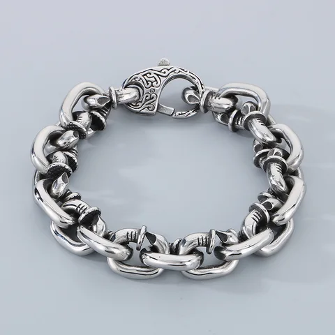 Золотой браслет HAOYI из нержавеющей стали