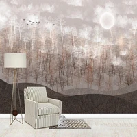 custom 3d abstract forests wall mural european retro style wallpaper for living room sofa background wall paper home decoration