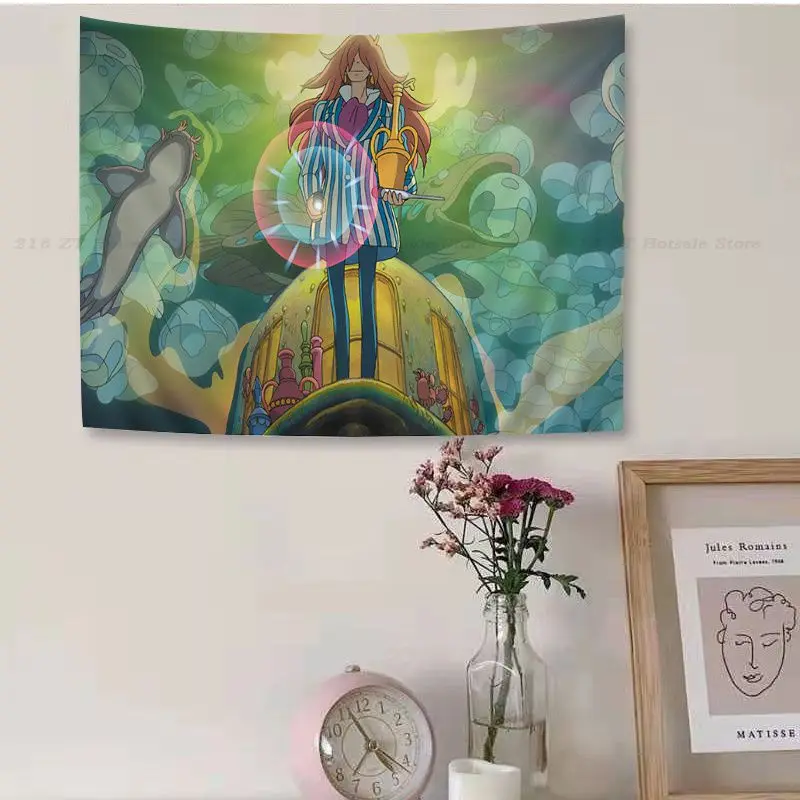 Аниме понё на скале настенный гобелен дешевый хиппи богемный гобелены мандала