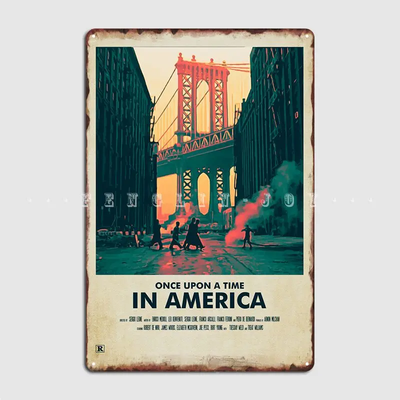 Когда-то в Америке металлический знак для кинотеатра | Дом и сад