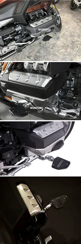 Для Honda Gold Wing 1800 аксессуары подставки для ног 3-сторонние регулируемые шоссейные колышки крепления Goldwing GL 1800 Tour DCT ножная педаль двигателя