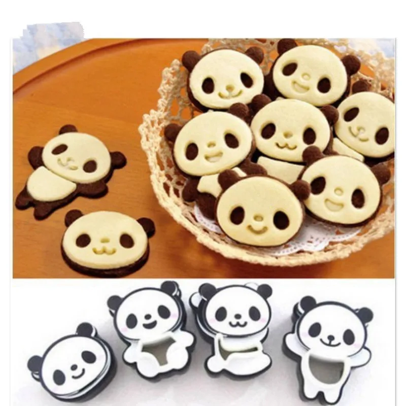 

Panda Biscuit Mold DIY Baking Cookie Printing Mold Cute Cartoon Animal Biscuit Embossing Tool Kitchen Gadget Baking Cake Mold