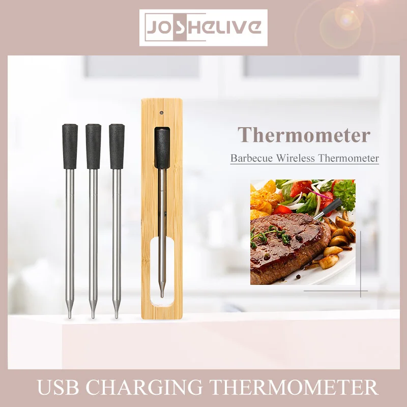 

Кухонный термометр для мяса, духовки, стейка, гриля, барбекю, коптильни, электронный термометр, беспроводной умный цифровой домашний инструмент для барбекю
