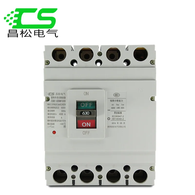 

CNCSGK Factory Wholesale Electrical Equipment MCCB CSM1-630 400v Low Voltage Molded Case Circuit Breaker