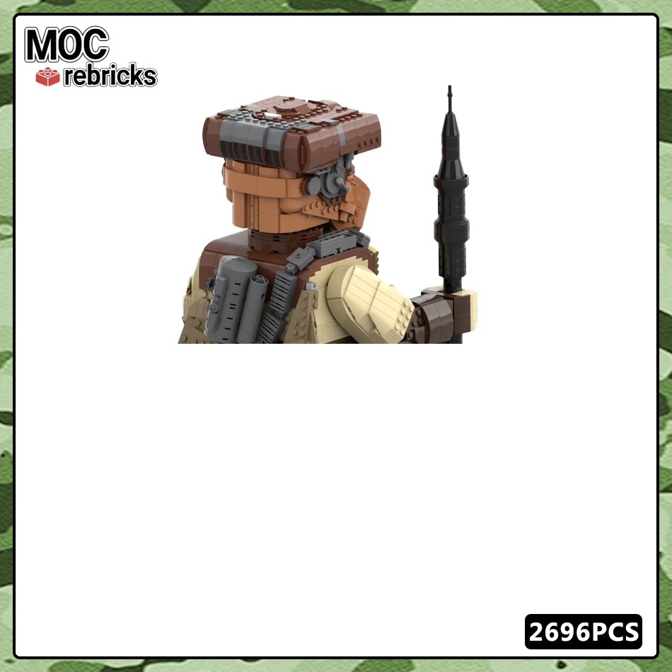 Космические войны шлем Классическая Статуя фильма бюст строительный блок MOC