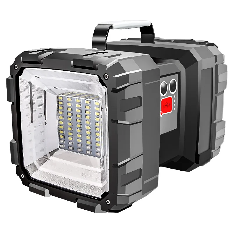 

Rechargeable Double Head Searchlight Strong light LED Flashlight XHP/L2 Handheld High Power Floodlight For outdoor Camping