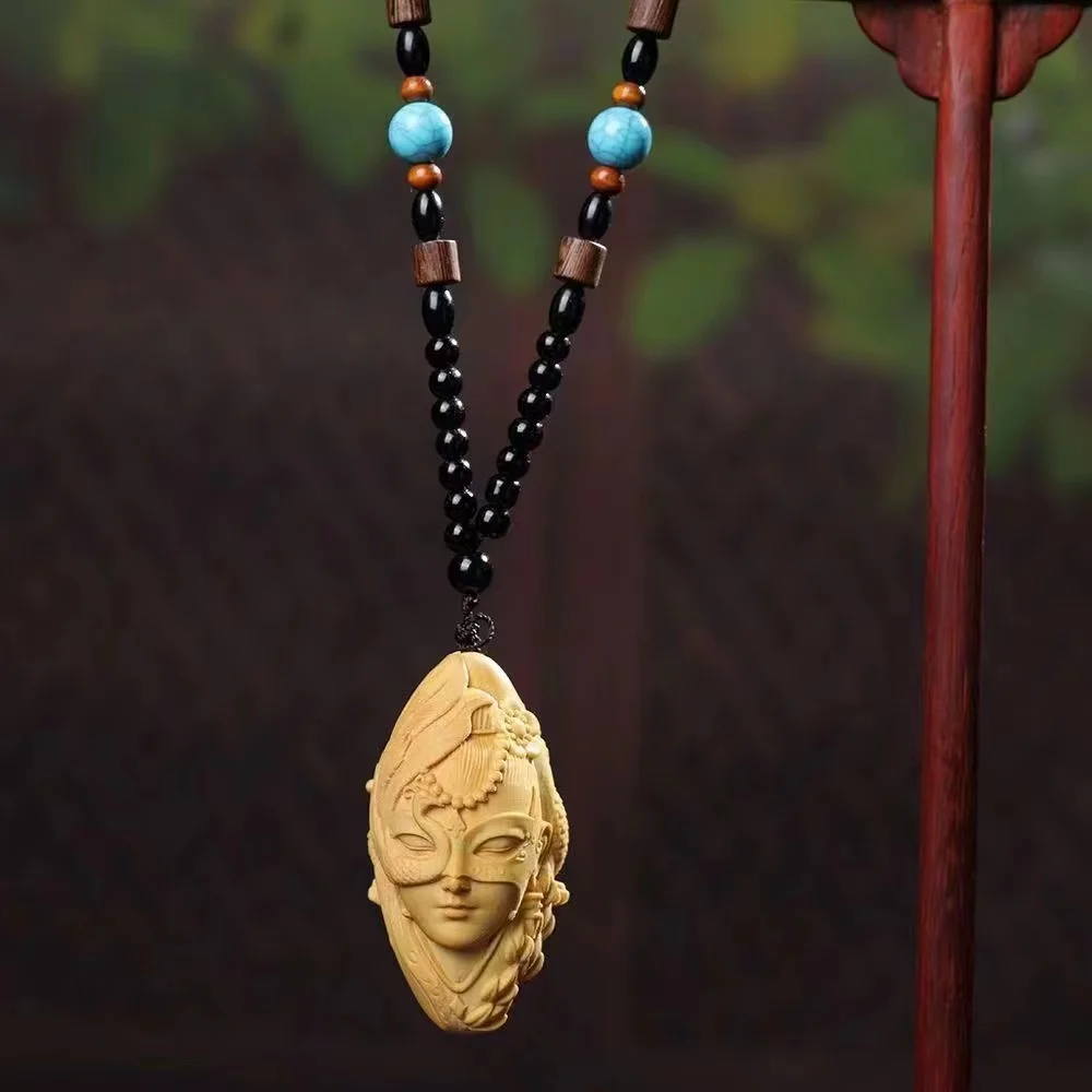 

Деревянная статуэтка Лолан Красота QIANFANEIVES