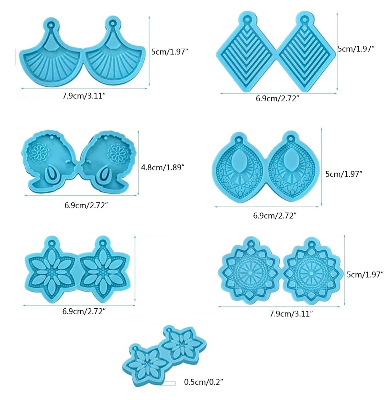 

3 шт., серьги-подвески ручной работы