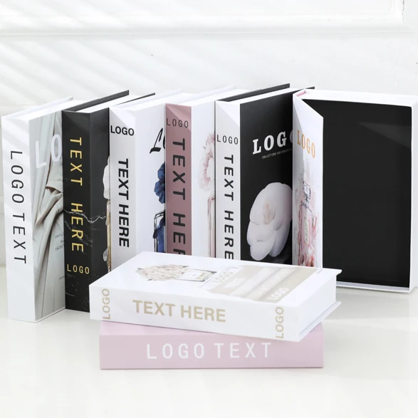 

Luxury Decorative Fake Books Home Decoration Book Box Stylish Desktop Luxury Decoration Books Designer Fake Book Box