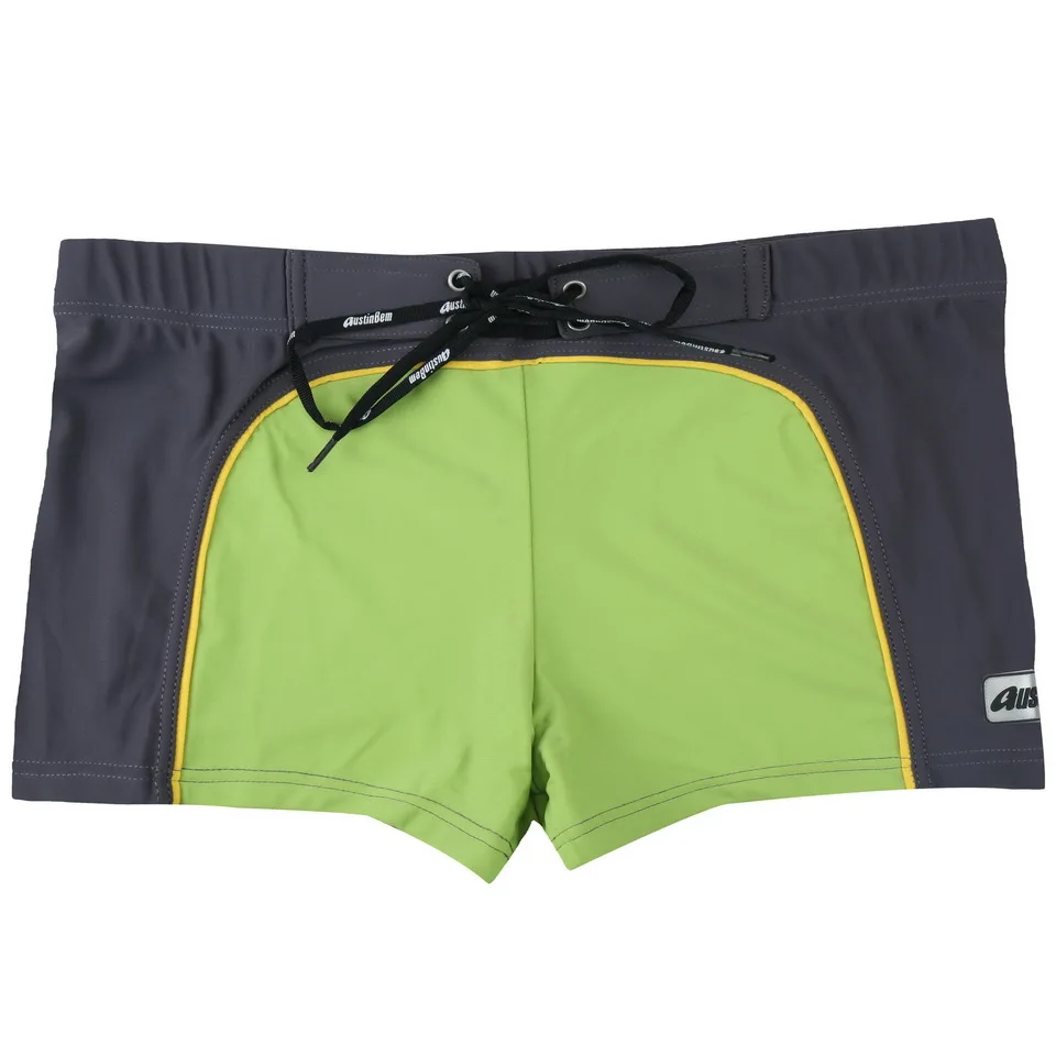 Fashion AUSTiNBEM Swim Trunks for Men Summer Holiday Beach Square Leg Swimsuit Patchwork Bathsuit Swimwears By Aimpact AM8100