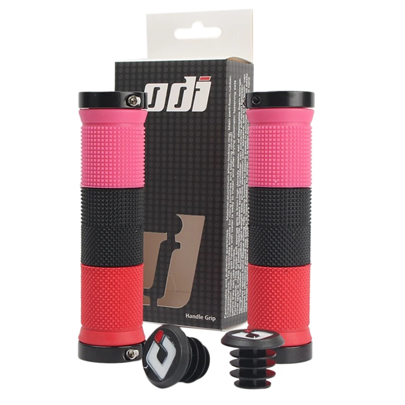 

Новинка, Лидер продаж, противоскользящие противоударные ручки для горного велосипеда ODI, прочные разноцветные ручки для горного велосипеда...