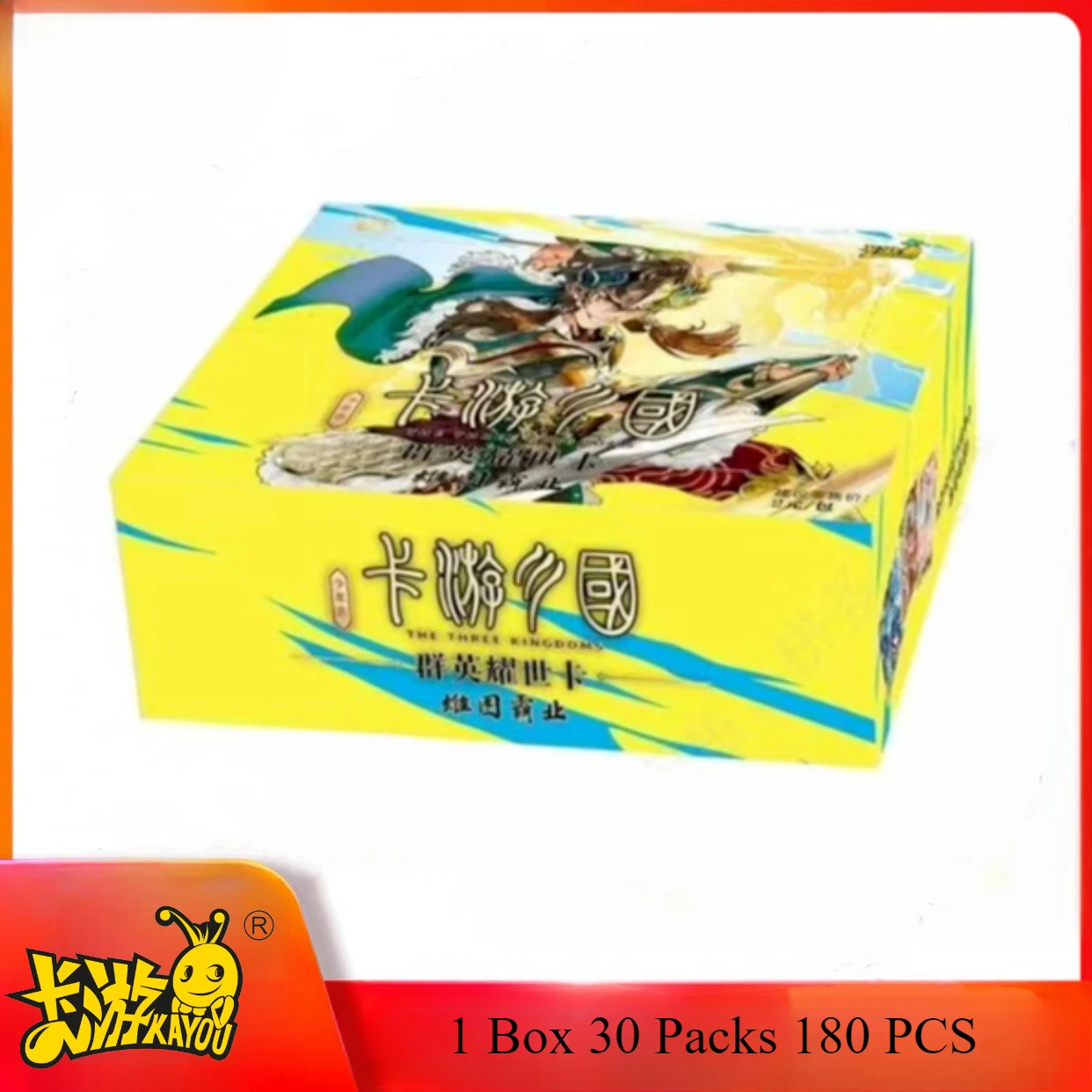 Карта KAYOU Three Kingdoms Heroes Shine World Card Таблица молодежных героев Доминирование 3-я