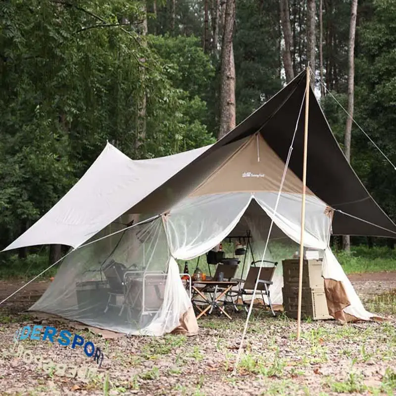 

2023 New Outdoor Universal Canopy Mosquito Net Summer Exquisite Camping Rainproof Sunproof Insect Breathable Mosquito Nets