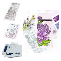 chrysanthemum new metal cutting dies and stamps diy scrapbooking card stencil paper cards handmade album stamp die sheets