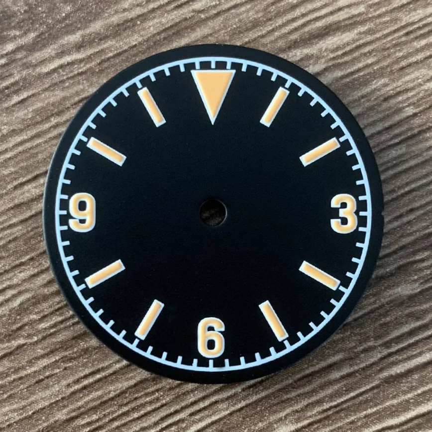 

Watch Accessories 28.5 MM Watch Dial Retro No Logo 369 Dial for Japanese NH35/36/4R/7S Mechanical Movement