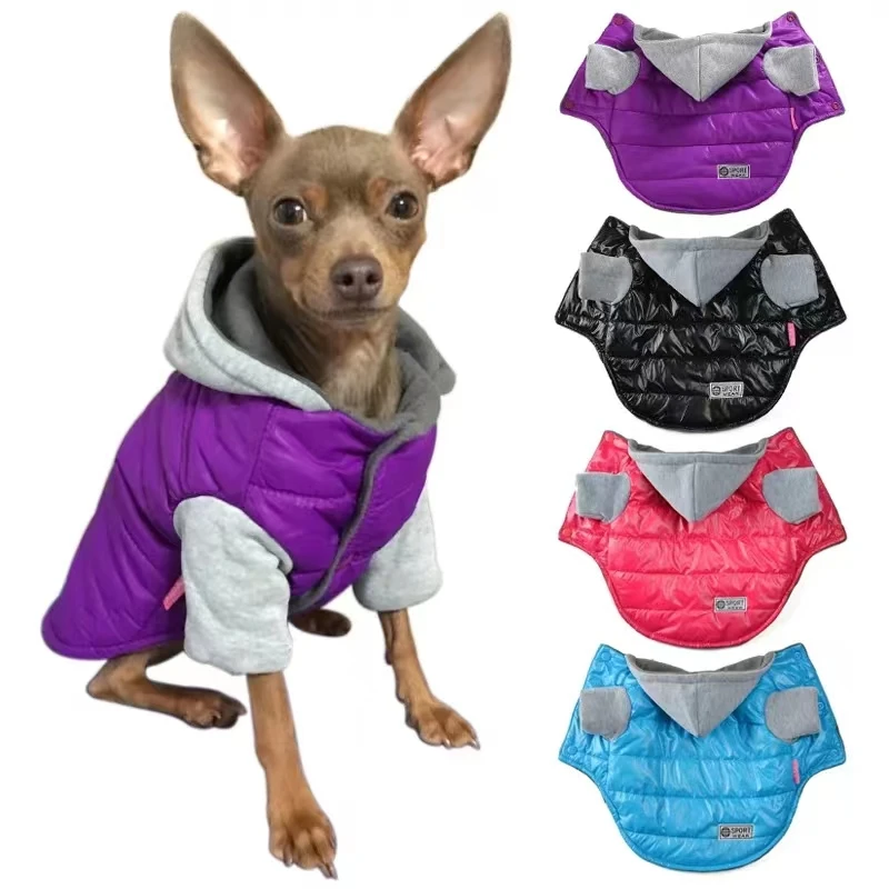Pet Clothes Autumn Winter Warm Sweater Cat Fashion Wool Coat Medium Small Dog Wool Hoodie Puppy Cute Jacket Poodle Chihuahua