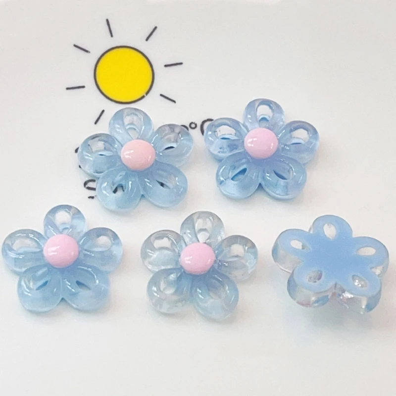 красочный полый цветок подвеска ожерелье браслет изготовление ювелирных