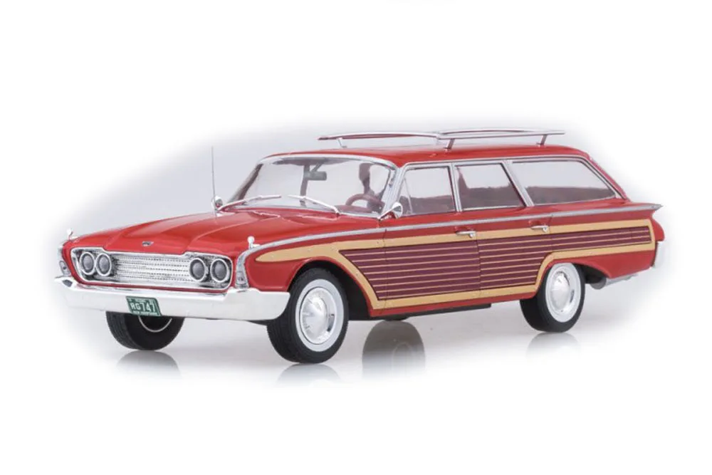 FORD COUNTRY SQUIRE 1960 RED/WOOD |