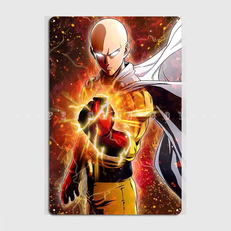 

Saitama Metal Sign Club Home Printing Poster Tin Sign Poster