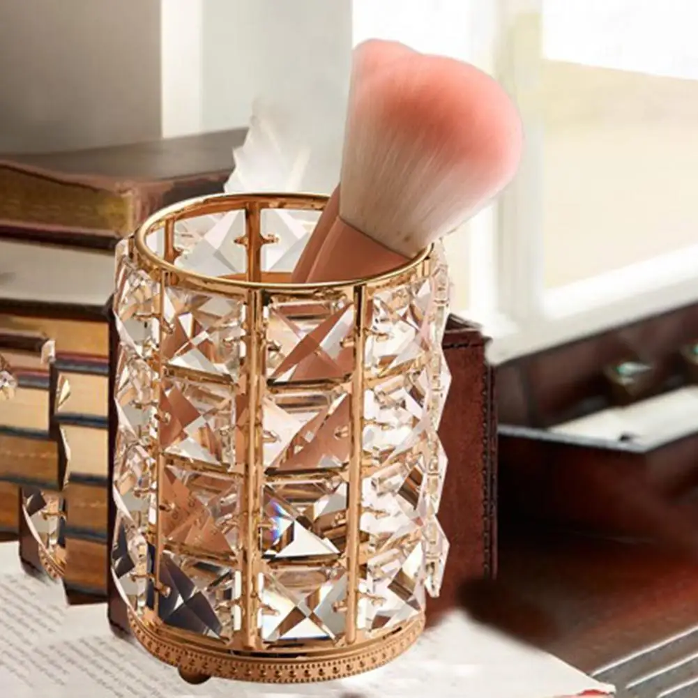 Модный контейнер для кистей макияжа стабильный большой емкости хранения