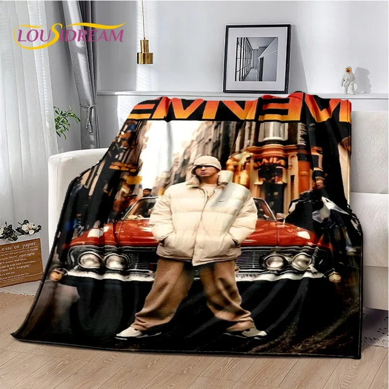 

LOUSIDREAM Музыкальное одеяло из полиэстера/хлопка Rap God