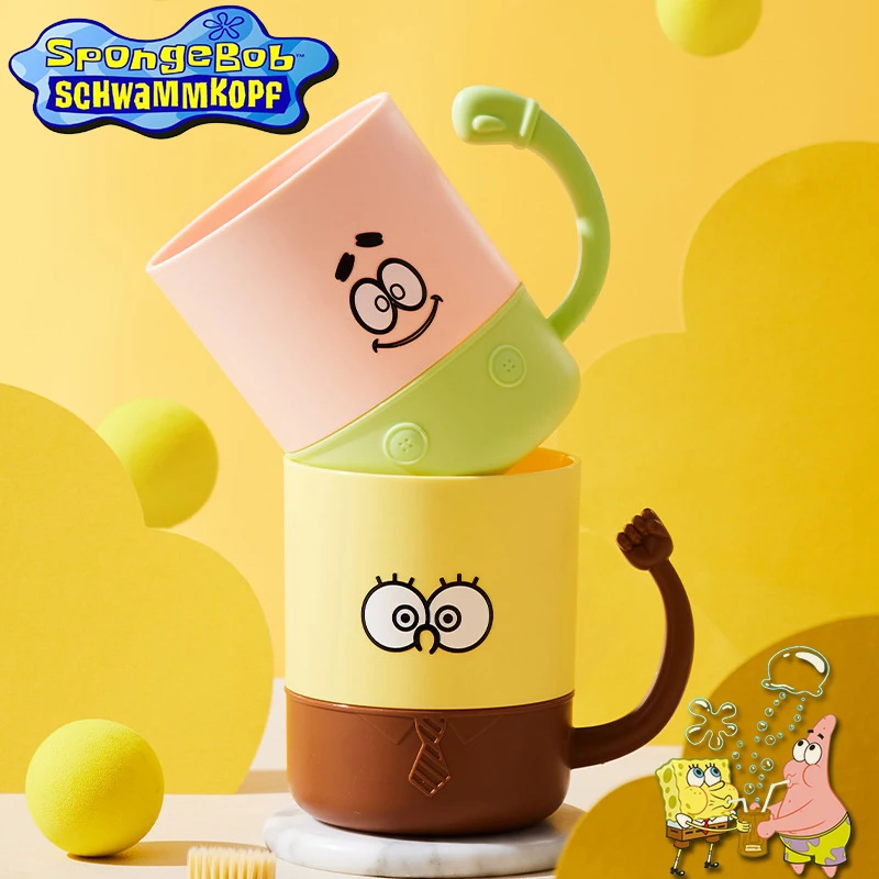Квадратные Штаны Губка Боб простая Милая мультяшная Бытовая утолщенная кружка с